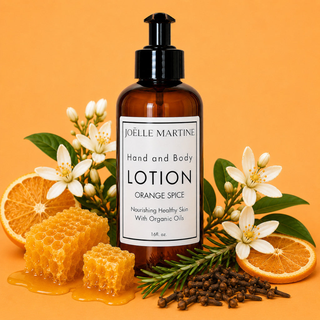 Orange Spice Hand and Body Lotion with sweet orange, jasmine and clove
